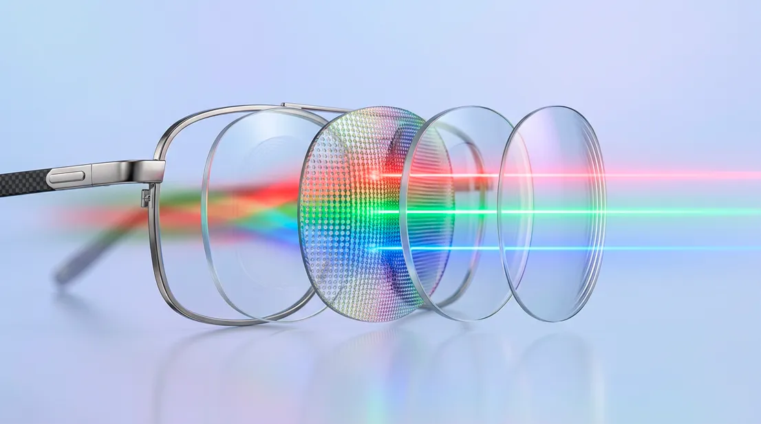 Como é feita a lente de óculos para daltônico? EnChroma e Pilestone